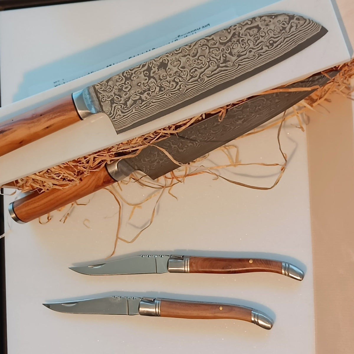 Taschenmesser mit Vinschger Marillenholz
