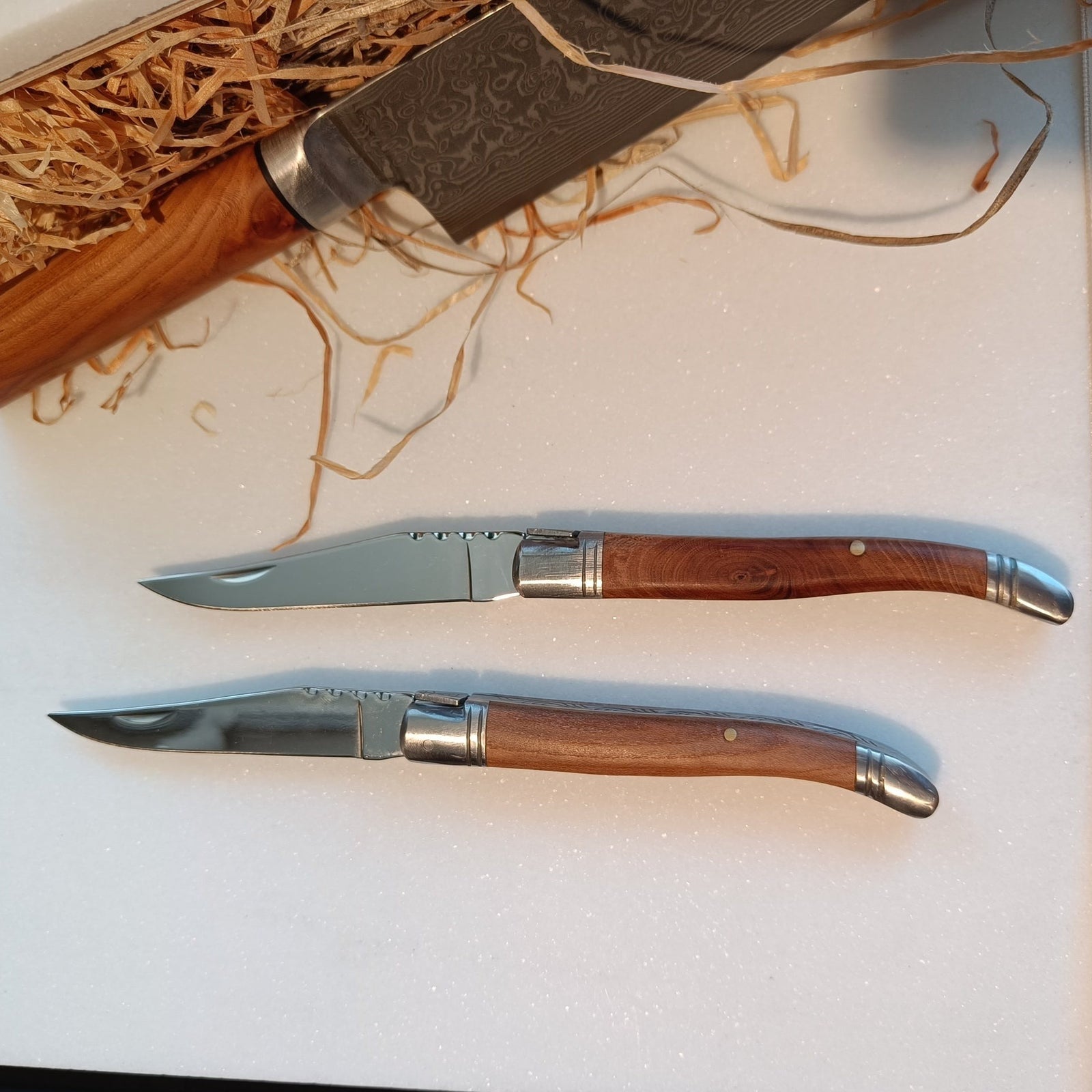 Taschenmesser mit Vinschger Marillenholz – aus Südtirol