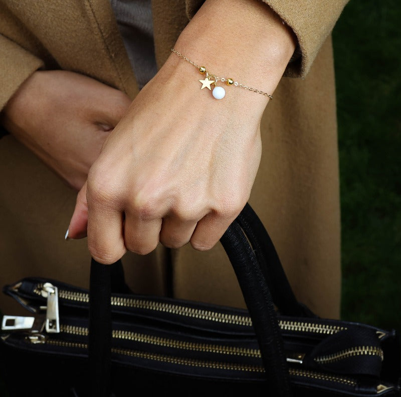 Bracelet &quot;star&quot;, gold