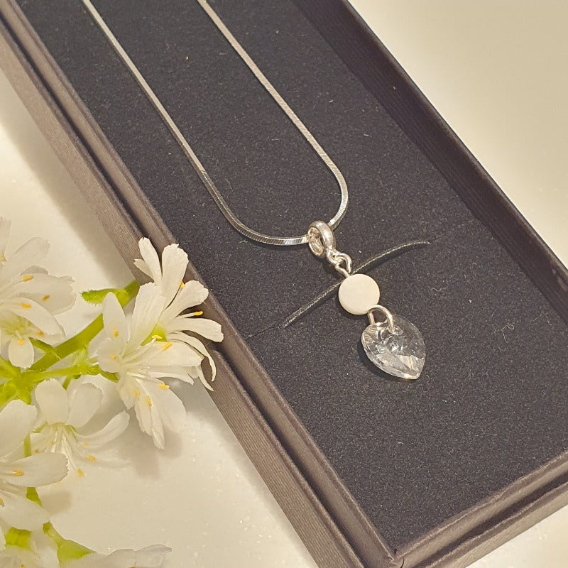 Necklace &quot;crystal heart&quot;