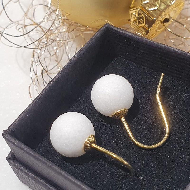Earrings &quot;pure&quot;, gold