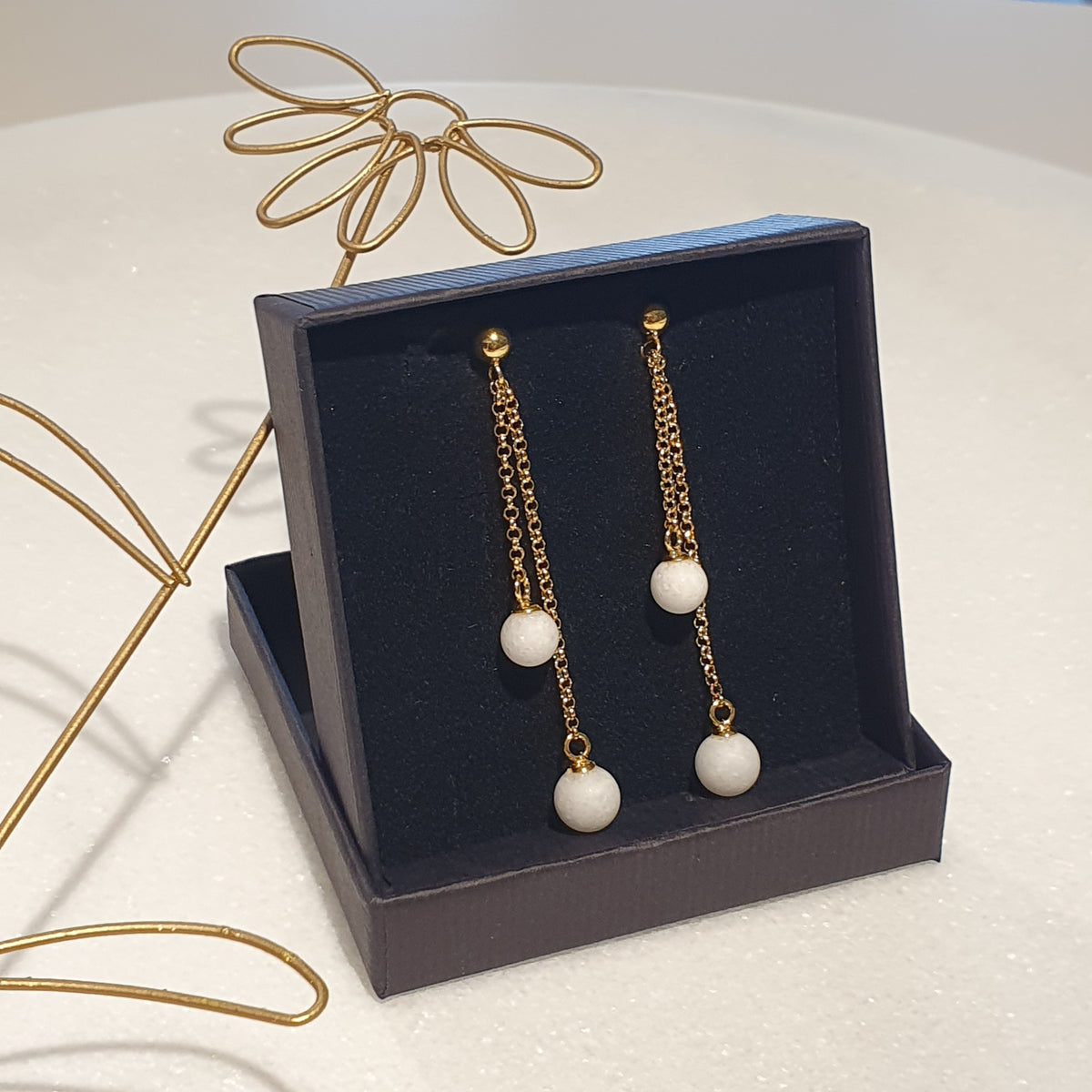 Ohrringe &quot;point&quot;, gold