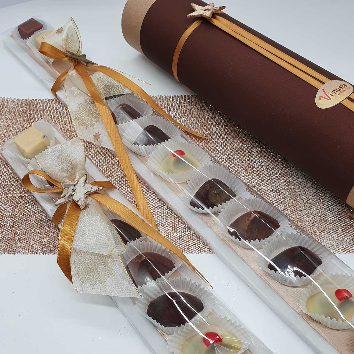 Mixed chocolates on Lasa marble plate 6