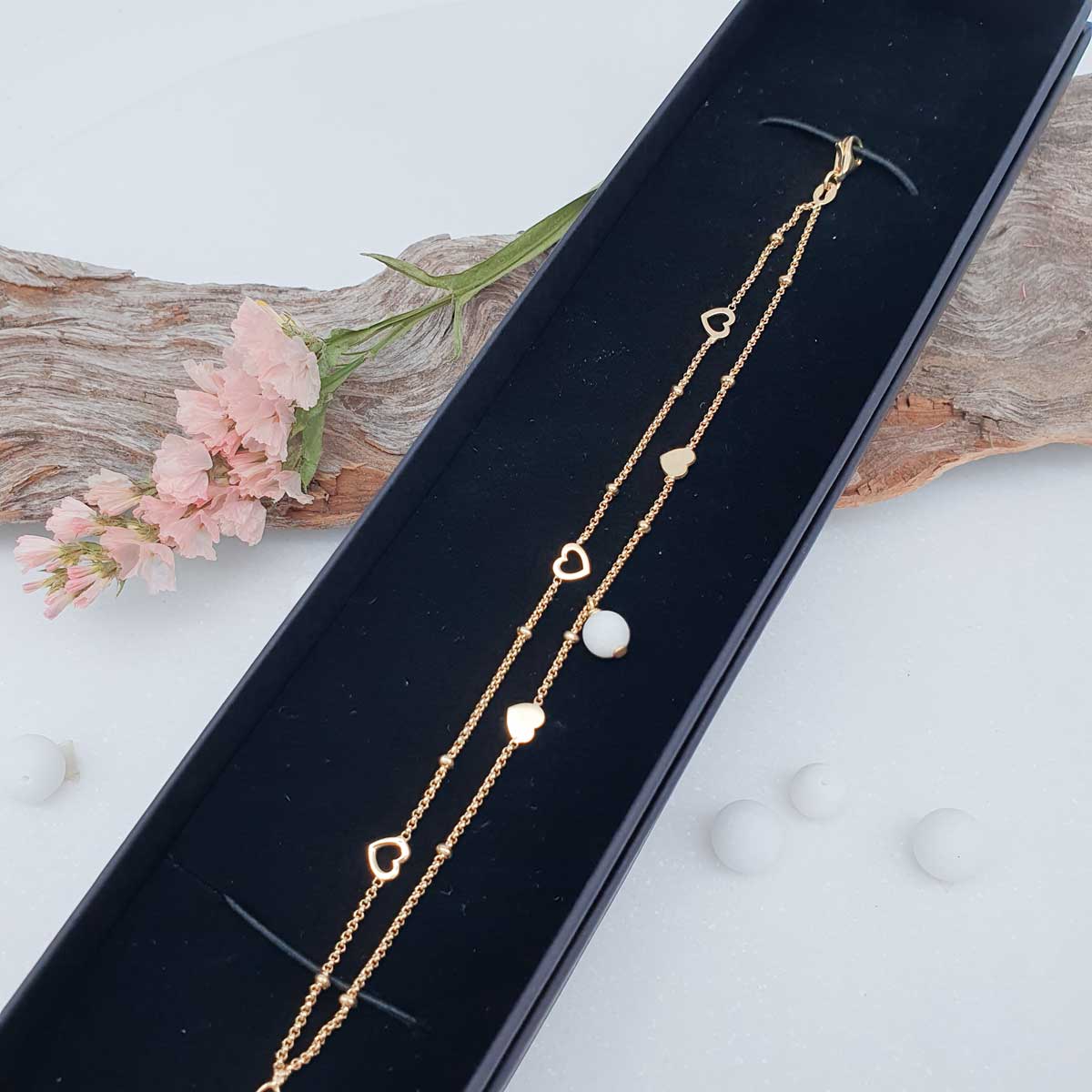 Armband &quot;fine heart&quot;, gold