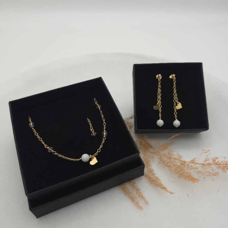 Ohrringe "fine heart", gold