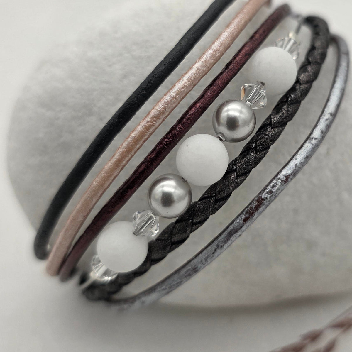 Bracelet &quot;style&quot; champagne