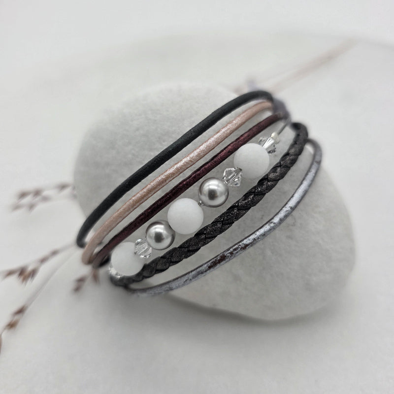 Bracelet &quot;style&quot; champagne