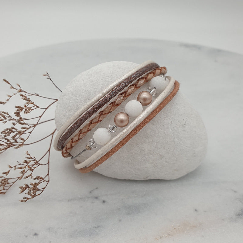 Armband "style" champagner