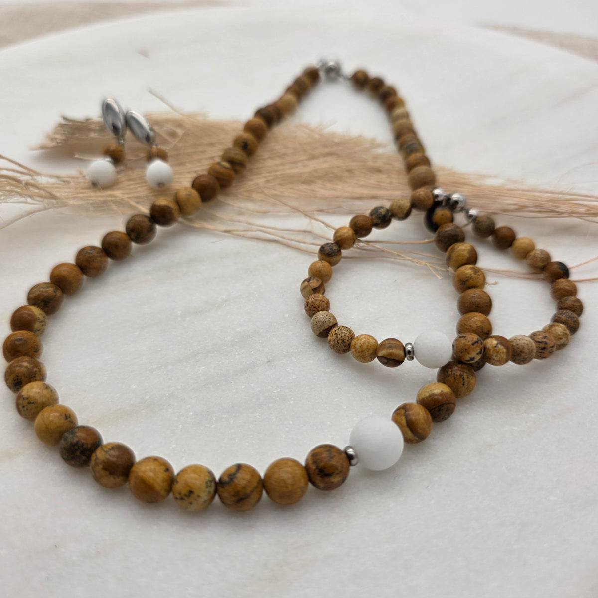 New! Bracelet "chic" brown metallic