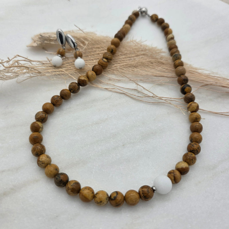 New! Bracelet "chic" brown metallic