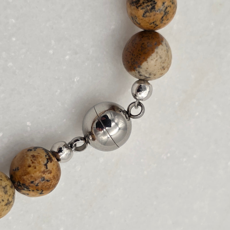New! Bracelet "chic" brown metallic
