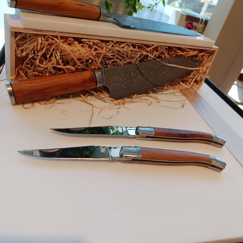 Taschenmesser mit Vinschger Marillenholz