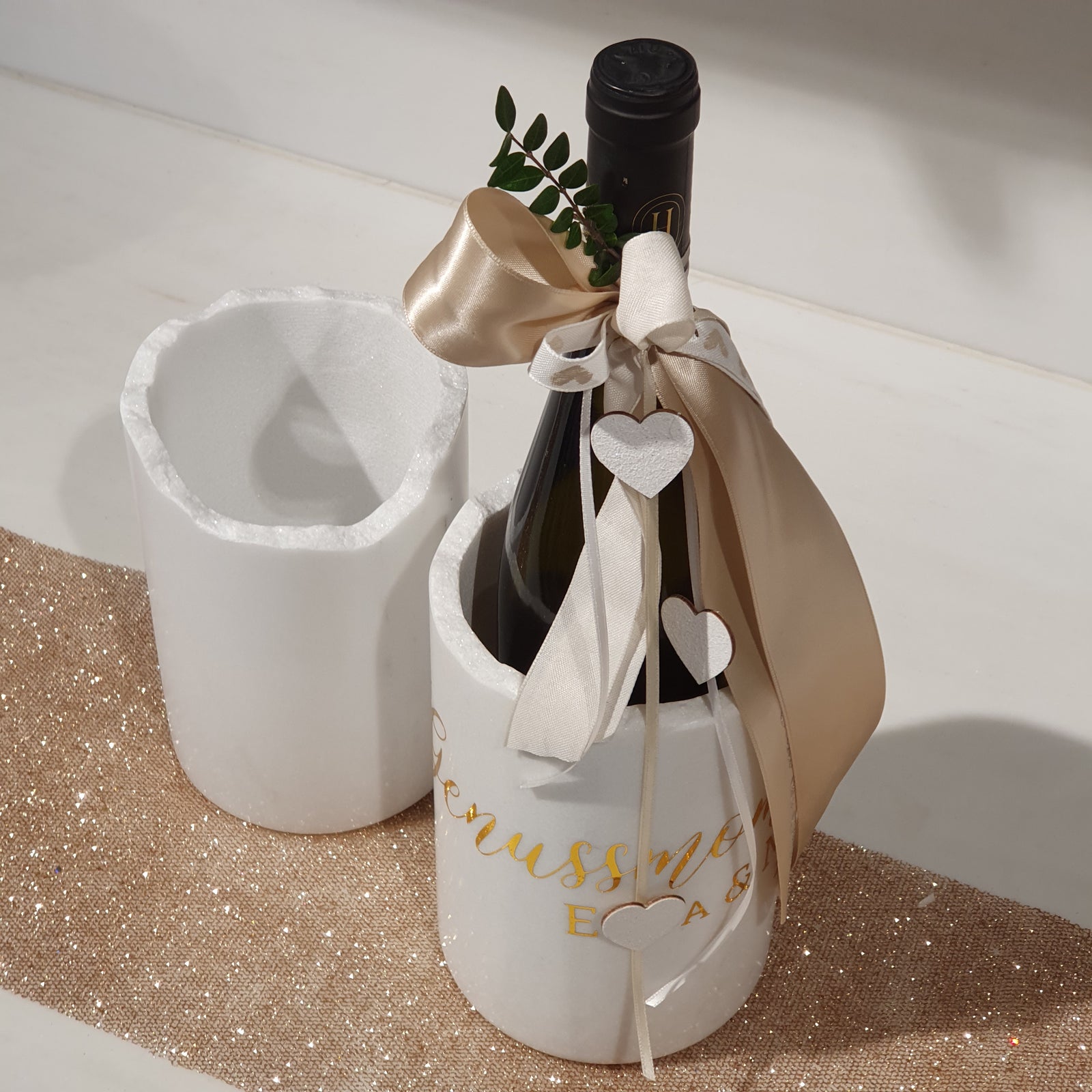 Weinkühler Marmor personalisierbar aus Laaser Marmor