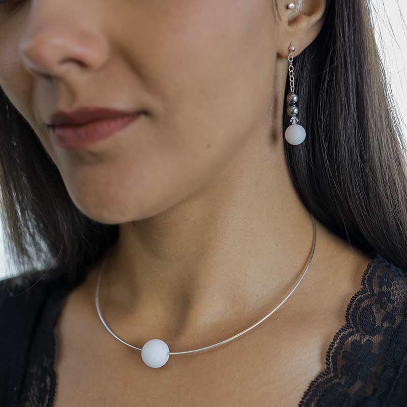 Collier &quot;marble&quot;