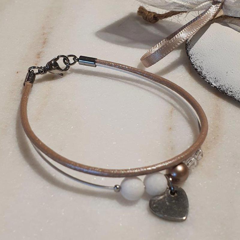 Armband &quot;Valentine&quot; puder