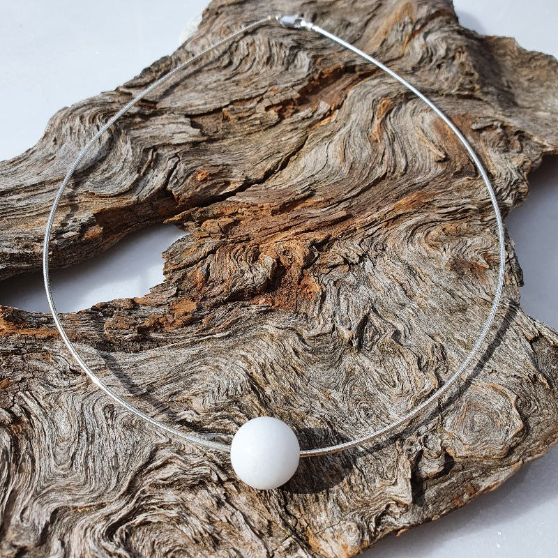 Collier &quot;marble&quot;