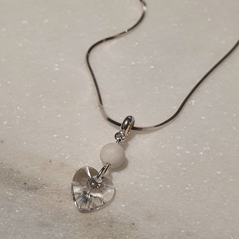 Necklace &quot;crystal heart&quot;