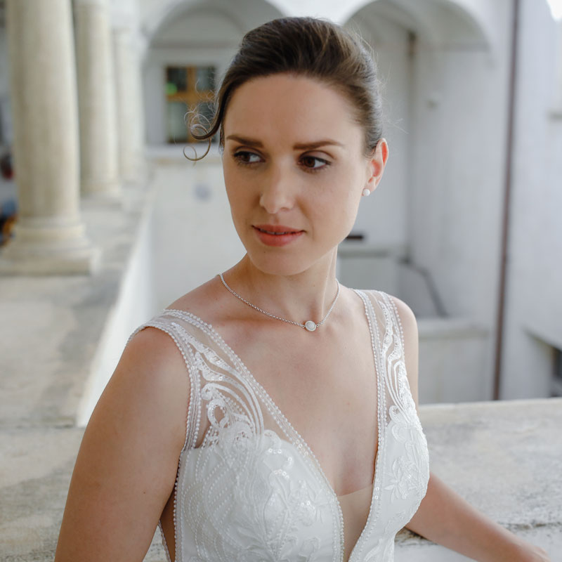 Bridal jewellery necklace &quot;Marie Anette&quot;