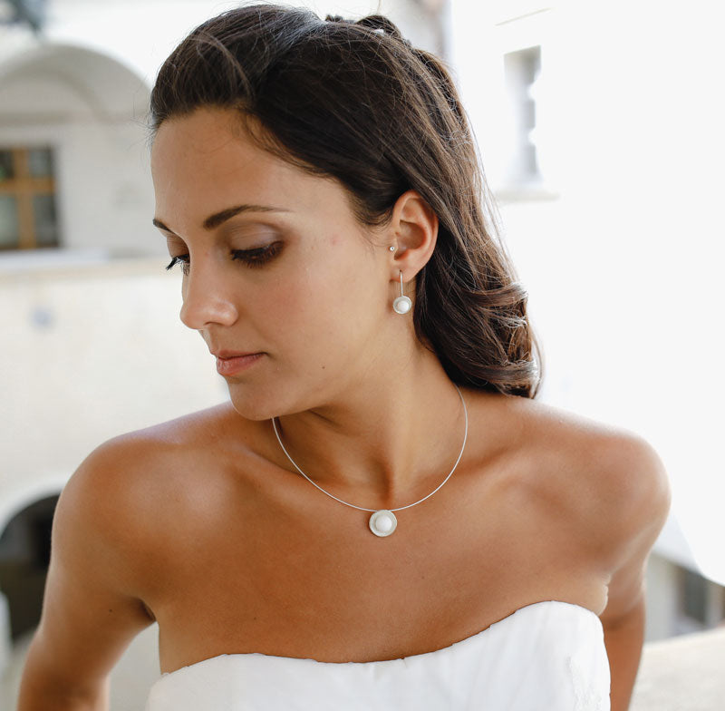 Bride jewelry collier &quot;Lara&quot;