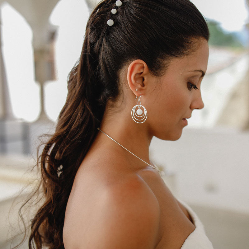 Bridal jewelry earring &quot;Celine&quot;