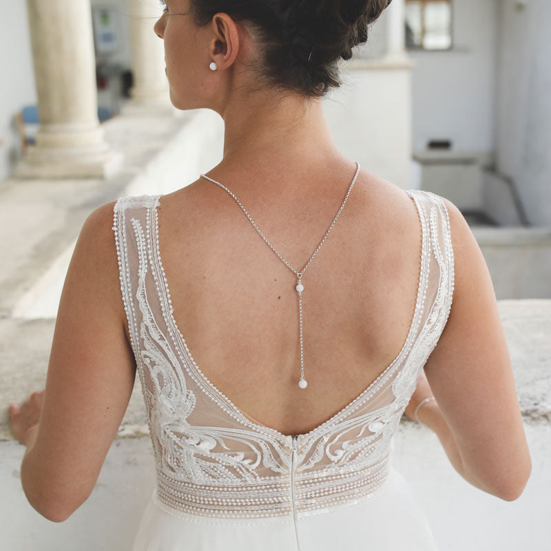 Bridal jewellery necklace &quot;Marie Lena&quot;