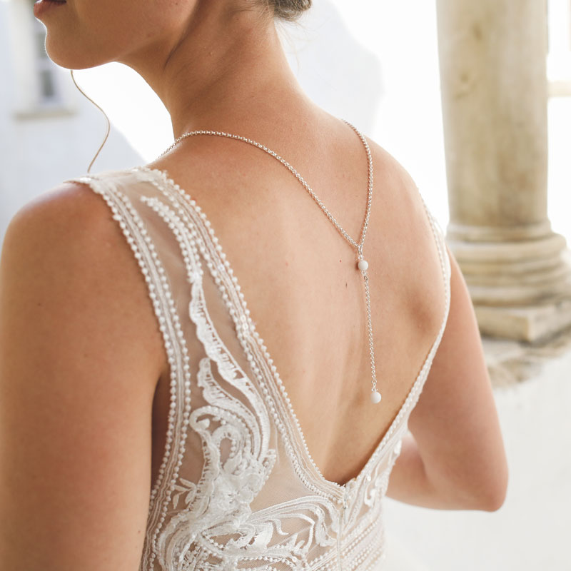 Bridal jewellery necklace &quot;Marie Lena&quot;