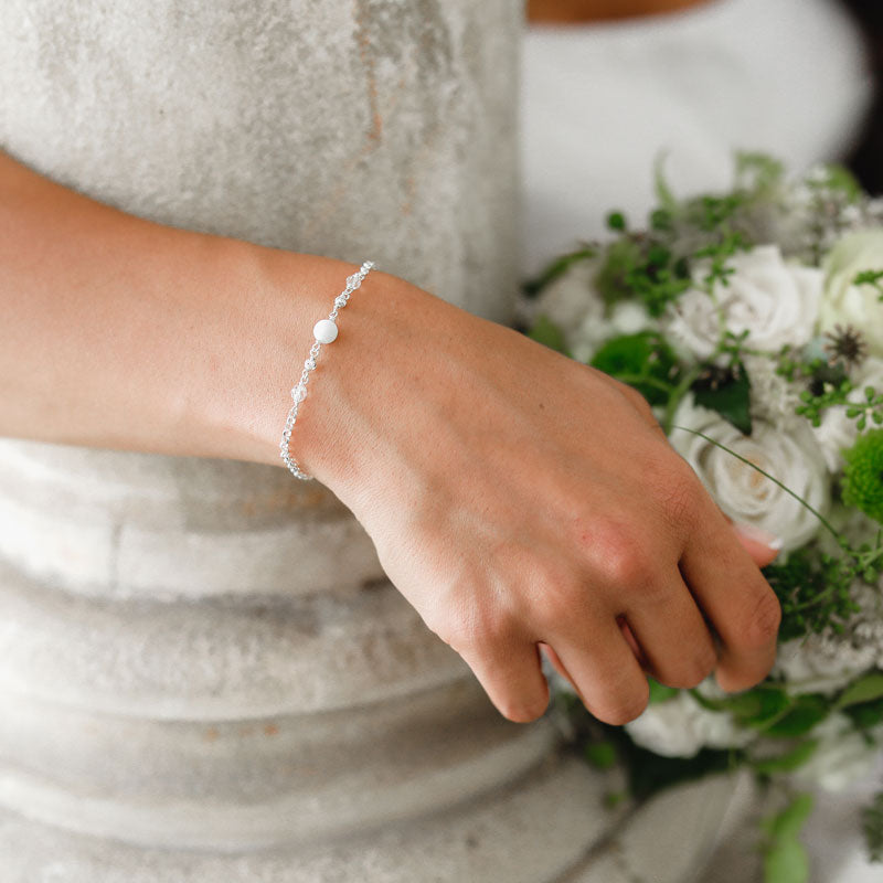 Pearl Wedding Bracelet, Crystal Bridal Bracelet, Floral Bridal Bracelet,  Floral Pearl Bracelet, Wedding Day Jewelry,bracelet for Bride 4871 - Etsy