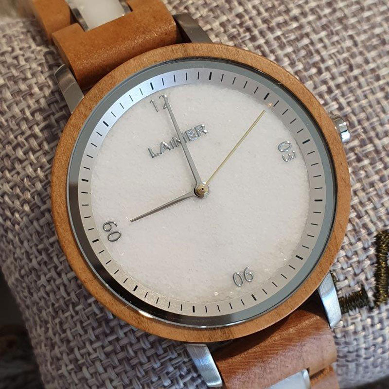 Holzuhr MARMOR &amp; MARILLE 36 mm