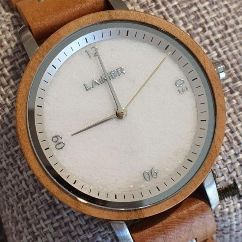 Holzuhr MARMOR &amp; MARILLE 34 mm