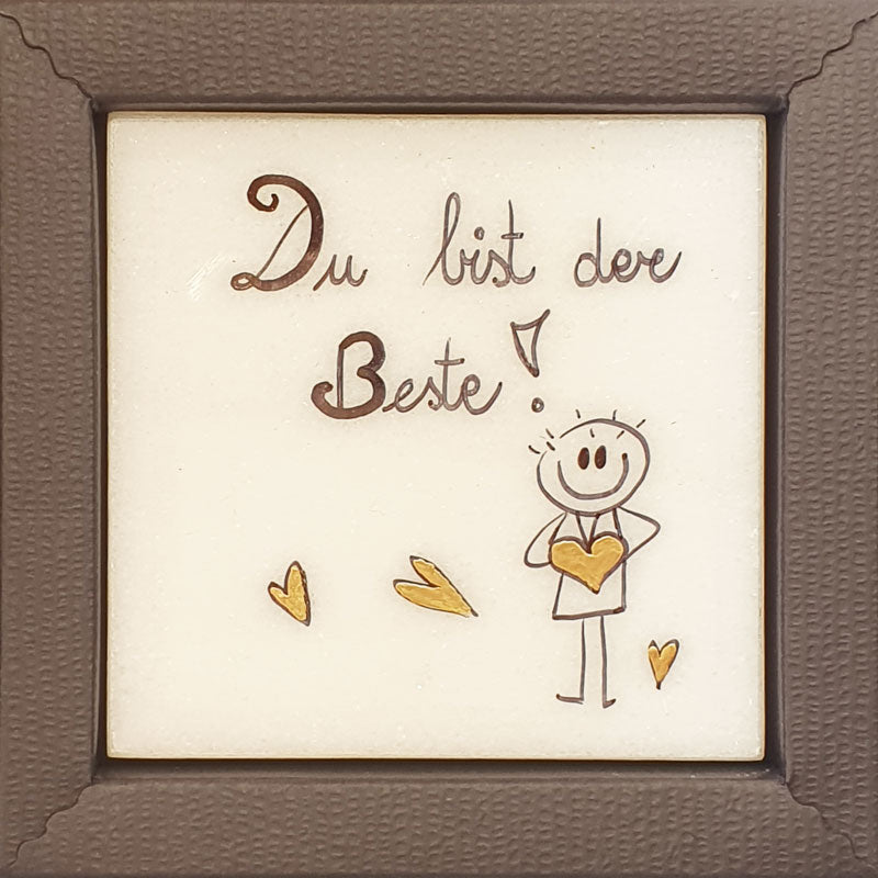 Saying &quot;Friendship&quot; on the marble tablet from Lasa