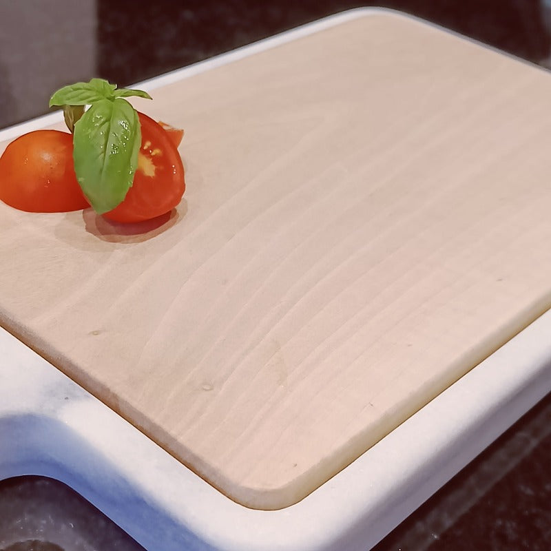 Cutting board &quot;Marble &amp; Apple&quot;, small