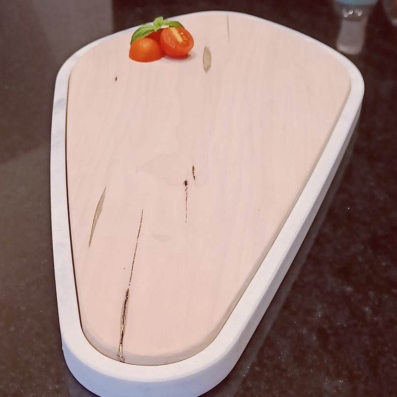 Cutting board &quot;Marble &amp; Apple&quot;, large