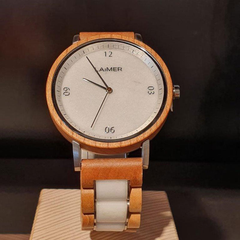 Wooden watch MARMOR &amp; MARILLE 34/40 mm