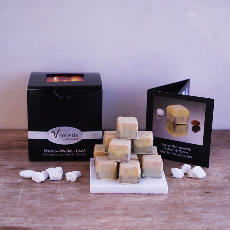 Laaser Marmorwürfel - Hochgenuss aus edler Schokolade - Venustis