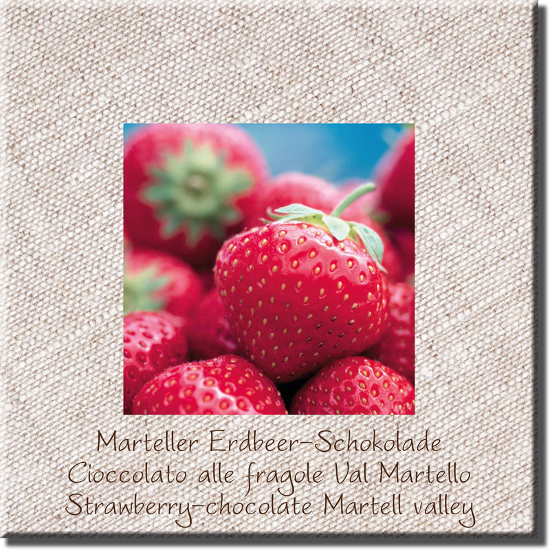 Marteller Erdbeer-Schokolade, Edel Zartbitter 66% - Venustis