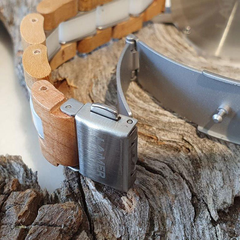 Holzuhr MARMOR &amp; MARILLE 36 mm