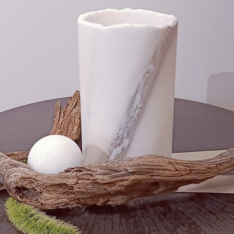 Weinkühler Marmor aus marmoriertem Laaser Marmor von Venustis