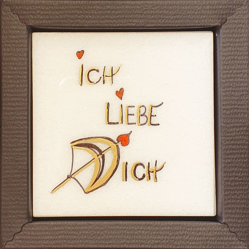 Spruch auf Laaser Marmortafel &quot;Liebe&quot; klein